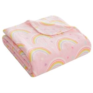 Little Starter Plush Toddler Blanket Rainbow‎